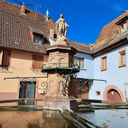 Gite Entre Vignes Et Vergers Maison Historique Gueberschwihr Extérieur photo